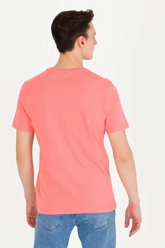 Футболка из хлопка с надписью - G081SZ0110GEARTIY023 Футболка муж. (VR047, XS)