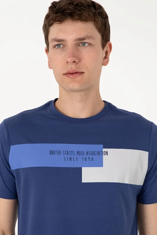 Футболка из хлопка с принтом - G081SZ0110SENKA Футболка муж. (VR059, XS)