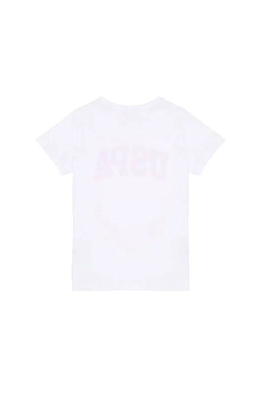 Футболка из хлопка с надписью для девочек - G084SZ0110KEAN-IY23 Футболка жен. детс. (VR013, 9_10)