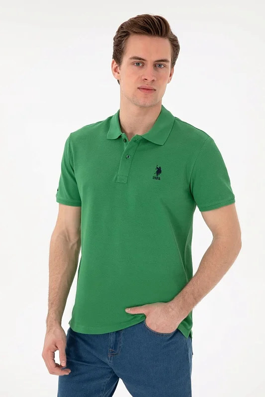 Футболка-поло из хлопка с логотипом - G081SZ0110TP04IY025 Футболка муж. (VR054, XL)