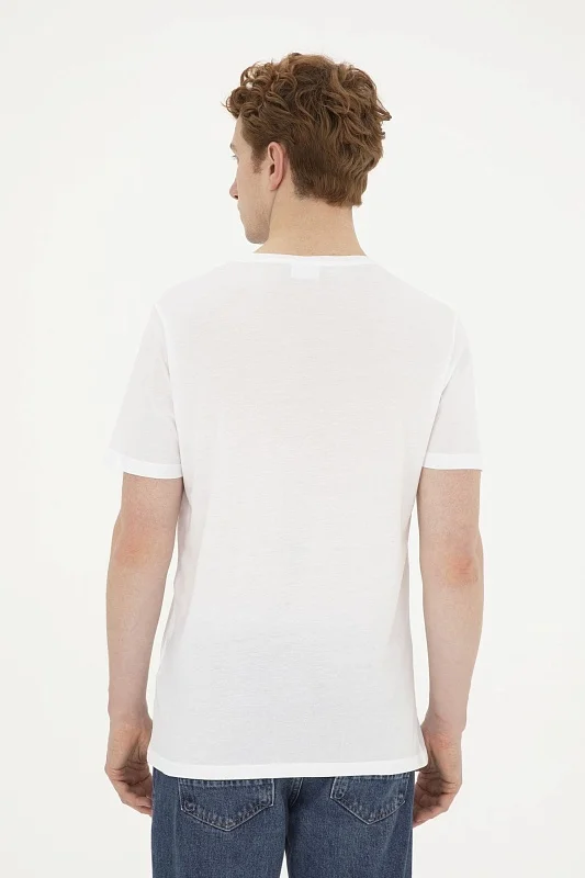 Футболка из хлопка с логотипом - G081SZ0110TS01IY024 Футболка муж. (VR013, L)