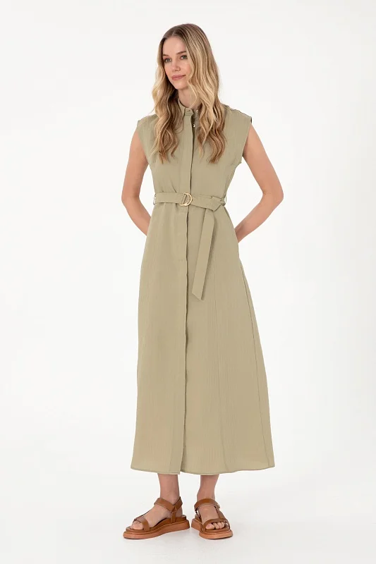 Платье-рубашка миди из модала - G082SZ0320BRONTA Платье жен. (VR183, 38)