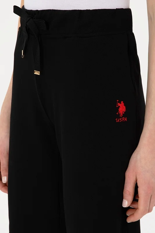 Бермуды спортивные из хлопка с вышитым логотипом - G082SZ0OS0DAMEN25 Брюки спорт. жен. (VR046, 2XS)