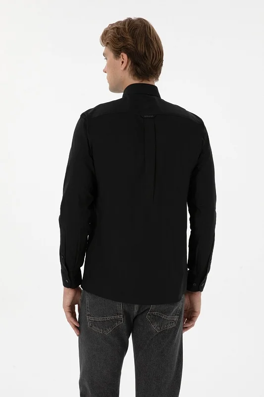 Рубашка из хлопка прямая - G081SZ0040CEDROREG025K Сорочка муж. (VR046, 2XS)