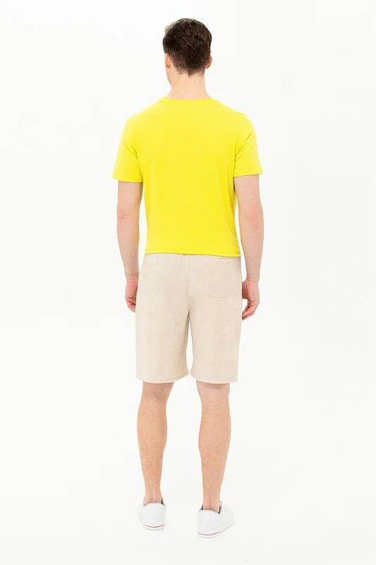 Бермуды спортивные из хлопка махровые - G081SZ0OS0MATE Брюки спорт. муж. (VR049, M)