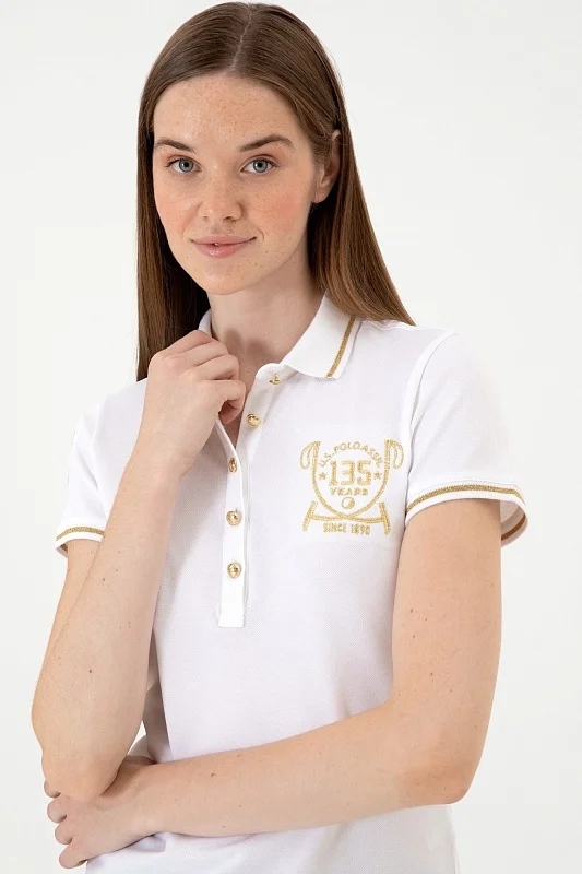 Футболка-поло из хлопка - G082SZ0110SARVANA135 Футболка жен. (VR013, L)