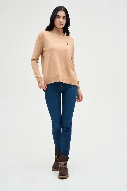 Водолазка из хлопка свободная - G082SZ0TK0ORINAB-R BSK23 Кофта жен. (VR123, 2XS)