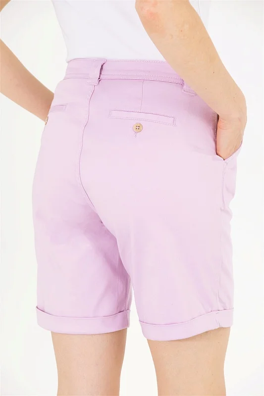 Шорты с хлопком - G082SZ0310CLEA23Y Бермуды жен. (VR211, 32)