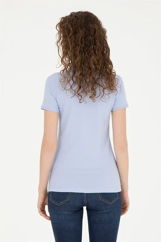 Футболка-поло из хлопка - G082SZ0110TP0123-CLR Футболка жен. (VR212, XS)