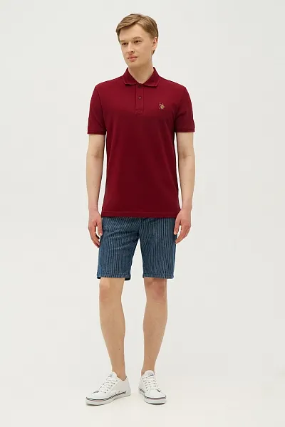 Футболка-поло из хлопка - G081SZ0110TP04SK023-R Футболка муж. (VR014, S)