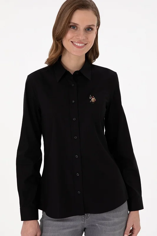 Рубашка из хлопка приталенная - G082SZ0040CRISCOLOR024K Сорочка жен. (VR046, 32)