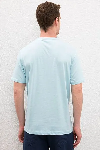 Футболка из хлопка с надписью - G081SZ0110GEARTIY020 Футболка муж. (VR007, XS)