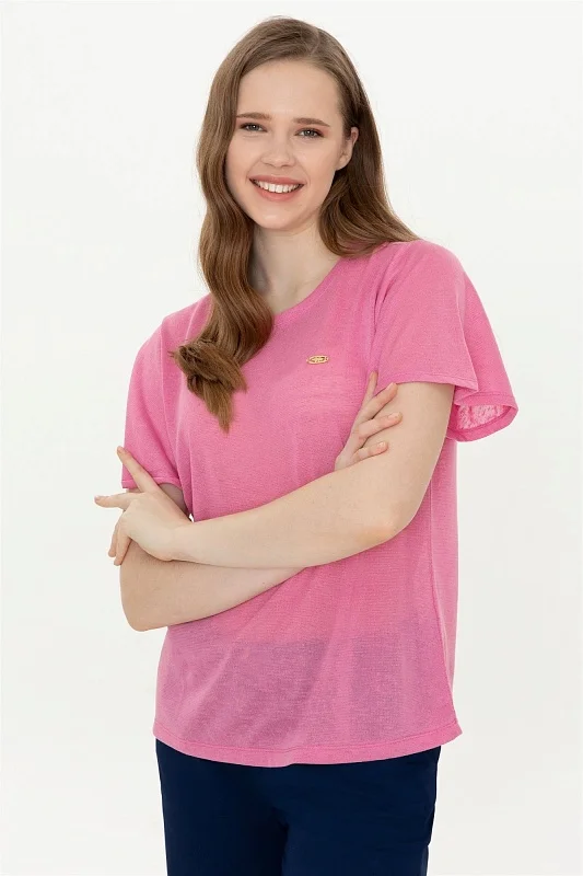 Футболка с рукавом колокол - G082SZ0110FANTAN Футболка жен. (VR041, XS)