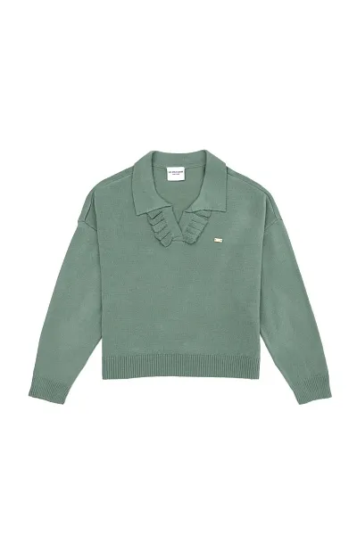 Джемпер с отложным воротником - G084SZ0TK0NUNTE Кофта жен. детс. (VR090, 9_10)