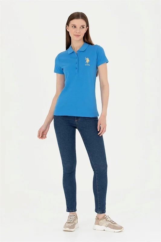 Футболка-поло из хлопка - G082SZ0110MTS02223-011 Футболка жен. (VR045, XS)