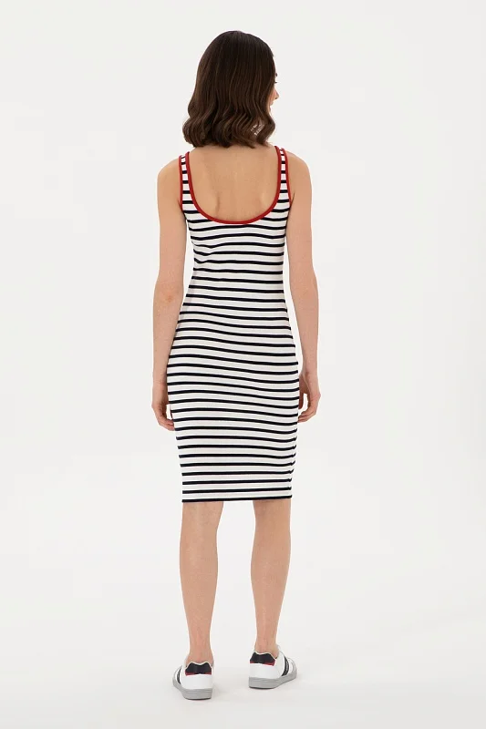 Платье миди трикотажное приталенное - G082SZ0750SELTE Платье жен. (VR071, 2XS)