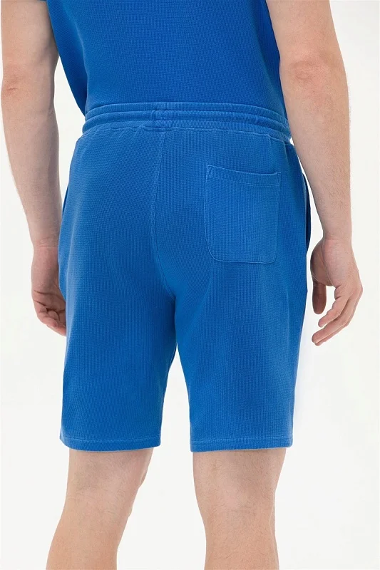 Шорты спортивные из хлопка фактурные - G081SZ0OS0FANOTO Брюки спорт. муж. (VR045, S)