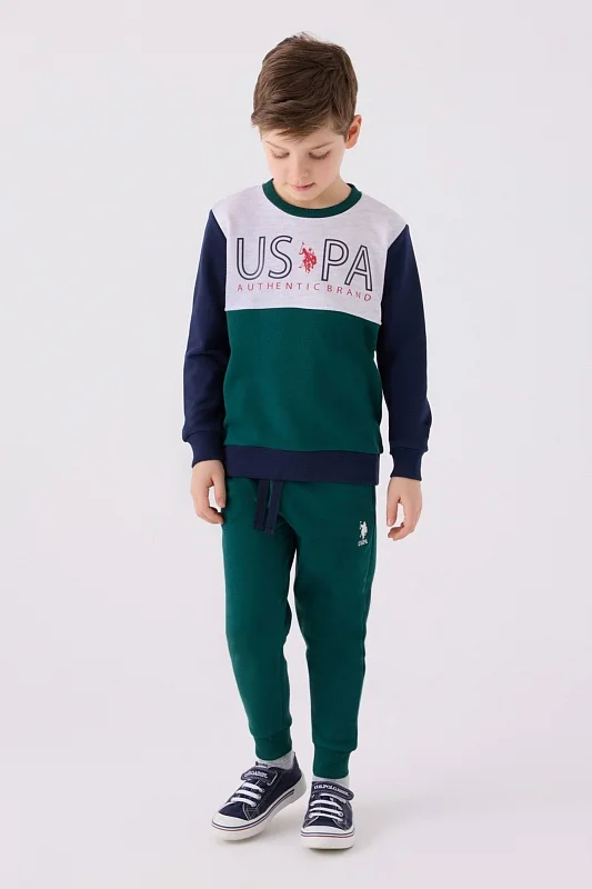 Свитшот и спортивные брюки для мальчиков - G083SZ0HF0US1922 Костюм дом. муж. детс. (VR079, 4_5)
