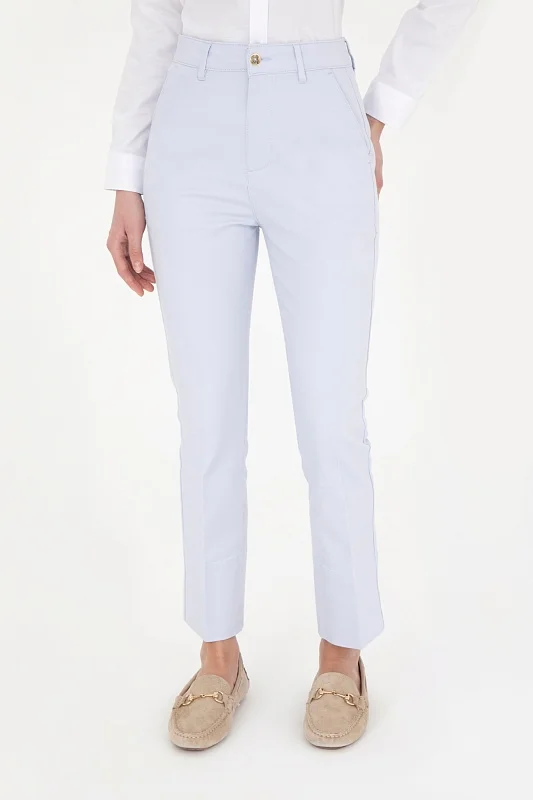 Брюки на высокой посадкой зауженные - G082SZ0780JETT Брюки жен. (VR003, 38)