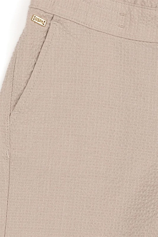 Шорты с поясом на резинке для девочек - G084SZ0310MOLINAKIDS Бермуды жен. детс. (VR049, 3_4)