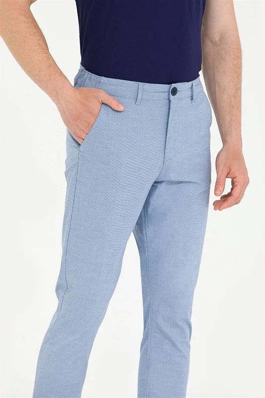 Брюки с поясом на резинке зауженные - G081SZ0780BONHAR_P Брюки муж. (VR032, 29)