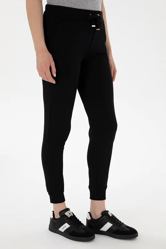 Спортивные брюки на манжетах зауженные - G082SZ0OP0PT0125 Брюки спорт. жен. (VR046, S)