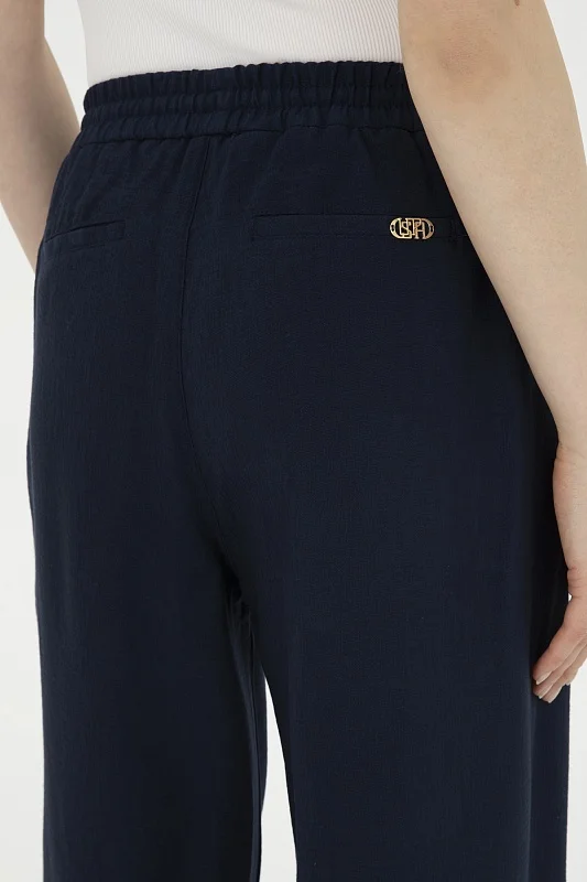 Брюки на кулиске с разрезами - G082SZ0780SAYNO Брюки жен. (VR033, 42)