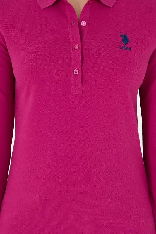 Поло с длинным рукавом из хлопка - G082SZ0820TPG_SK024 Толстовка жен. (VR023, XS)