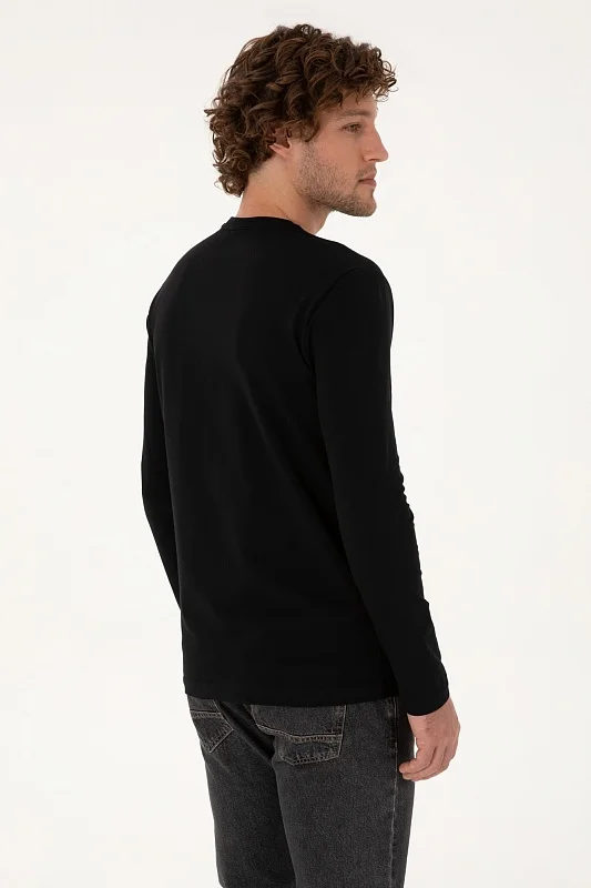Лонгслив из хлопка - G081SZ0820BISITSK025 Толстовка муж. (VR046, S)