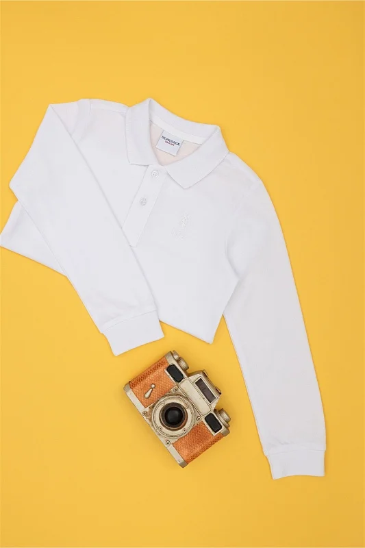 Поло с длинным рукавом из хлопка для мальчиков - G083SZ0820TP01KIDSSK023 Толстовка муж. детс. (VR013, 5_6)