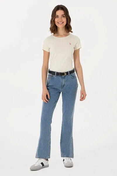 Футболка из хлопка с логотипом - G082SZ0110TO25 Футболка жен. (VR071, L)