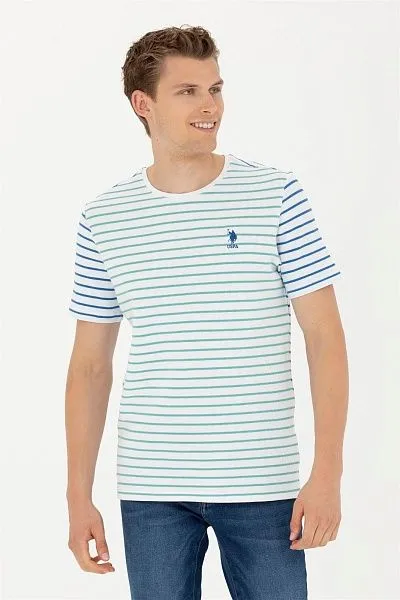 Футболка из хлопка в полоску - G081SZ0110GROS Футболка муж. (VR090, XS)