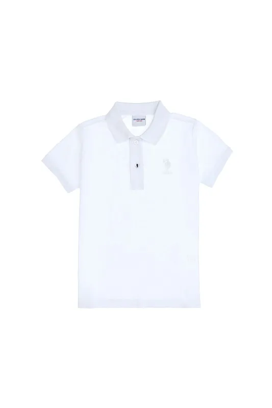 Футболка-поло базовая для мальчиков - G083SZ0110TP01IY025 Футболка муж. детс. (VR013, 3_4)