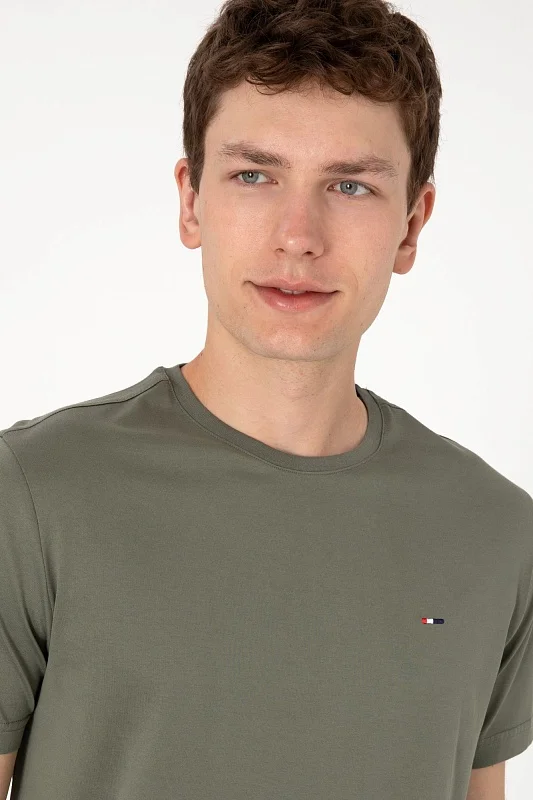 Футболка из хлопка с логотипом - G081SZ0110TS03IY025 Футболка муж. (VR111, L)