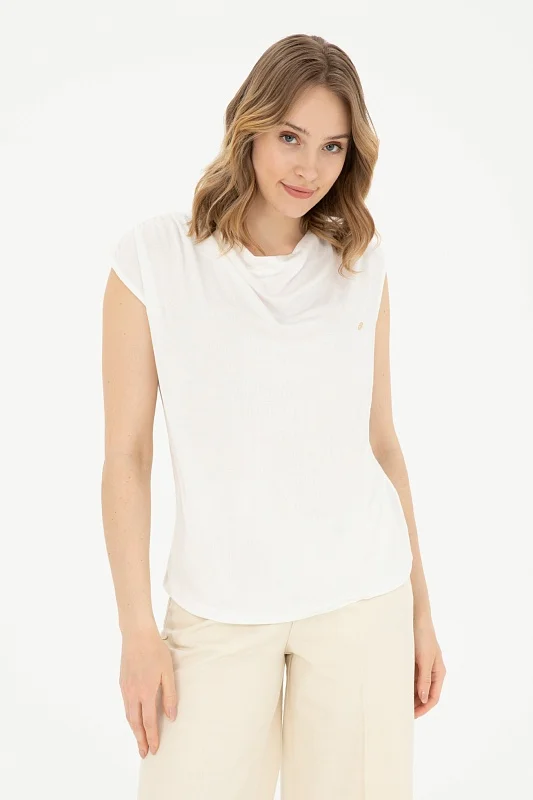 Блузка без рукавов трикотажная - G082SZ0110PAOLA Футболка жен. (VR019, 2XS)
