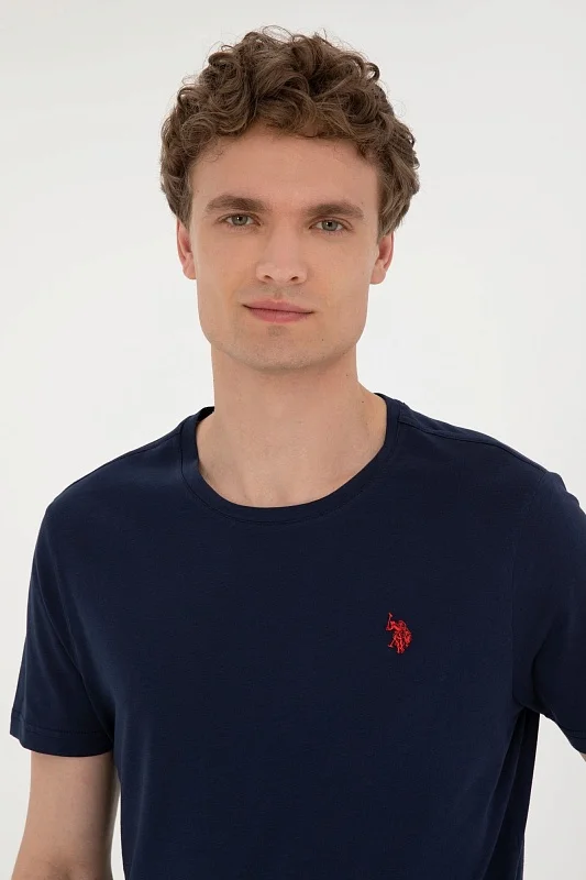 Футболка из хлопка с логотипом - G081SZ0110TS01IY024 Футболка муж. (VR033, L)