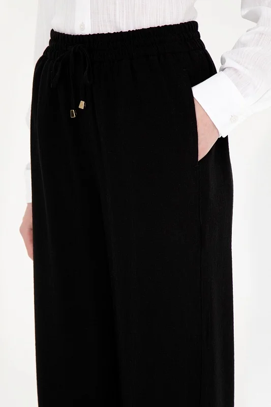 Брюки на кулиске с разрезами - G082SZ0780SAYNO Брюки жен. (VR046, 32)