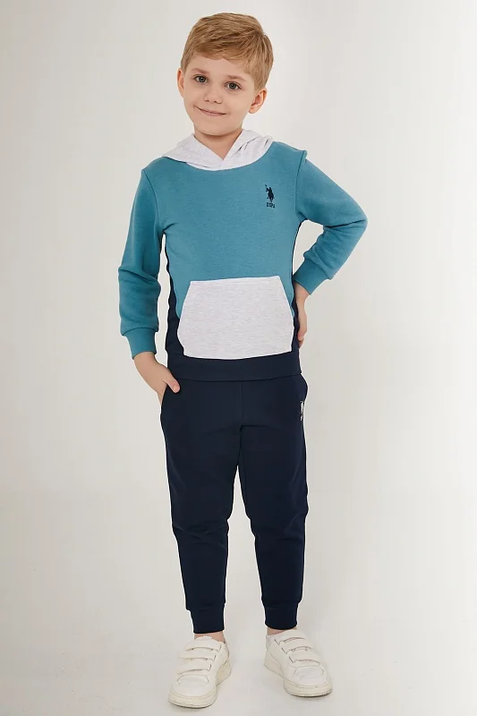 Спортивный костюм на флисе худи и брюки для мальчиков - G083SZ0HF0US1507 Костюм дом. муж. детс. (VR212, 9-10)