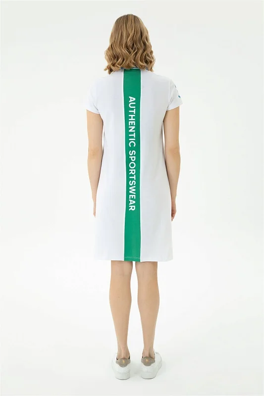 Платье-поло мини  из хлопка с принтом - G082SZ0750MILENA-T Платье жен. (VR013, XS)