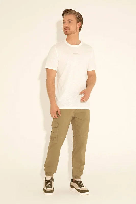 Брюки джоггеры с добавлением льна - G081SZ0780JOGGER24Y Брюки муж. (VR027, 38, 32)