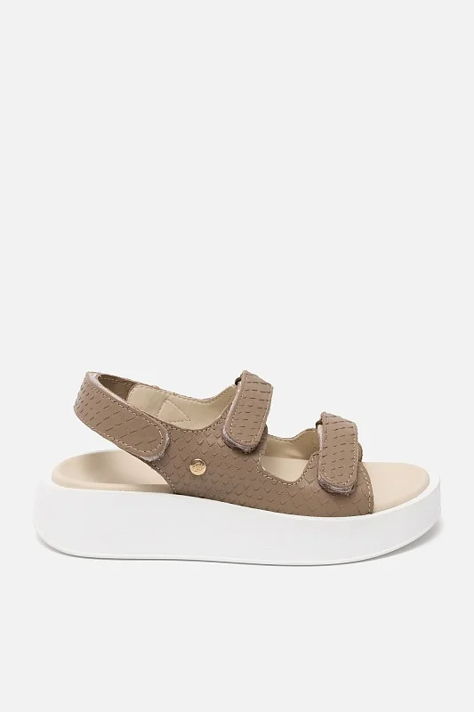 Босоножки с иммитацией змеиной кожи - S082SZ0330Y22JURING Обувь жен. (VR052, 37)