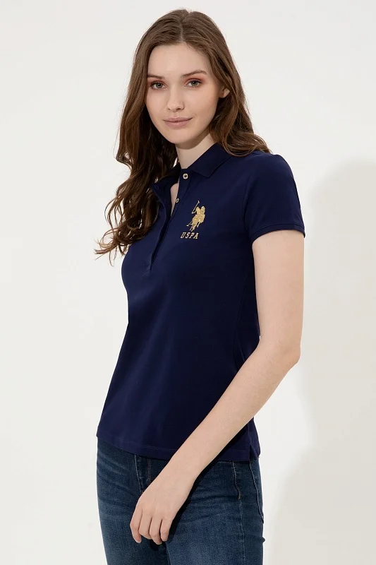 Футболка-поло из хлопка - G082SZ0110MTS02222-011 Футболка жен. (VR033, 2XS)