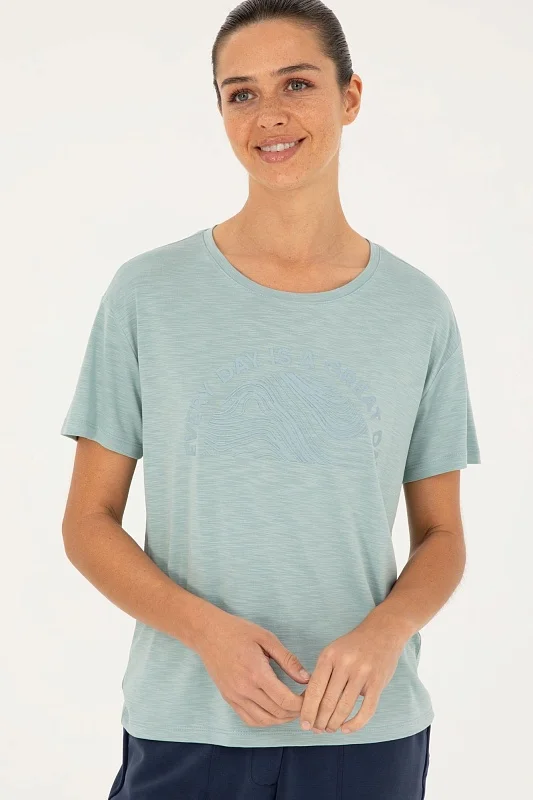 Футболка из модала с принтом - G082SZ0110PANLA_S Футболка жен. (VR048, S)