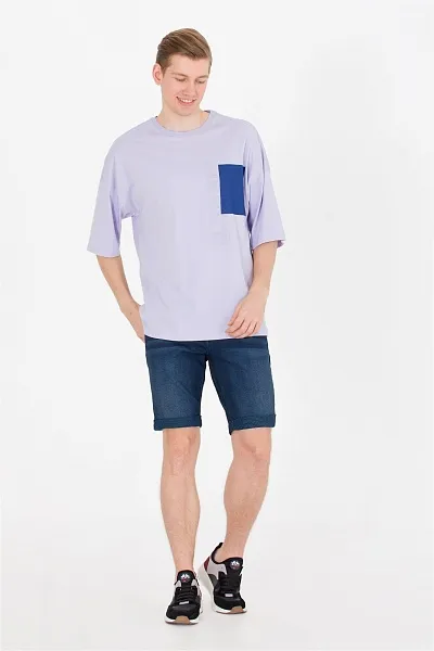 Футболка из хлопка с надписью - G081SZ0110MATHEN Футболка муж. (VR034, XL)