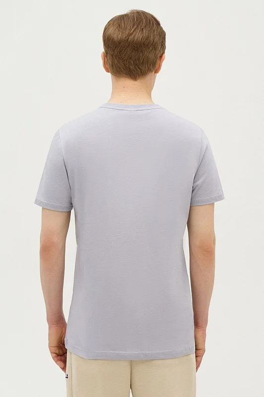 Футболка из хлопка с надписью - G081SZ0110PALI Футболка муж. (VR024, XS)