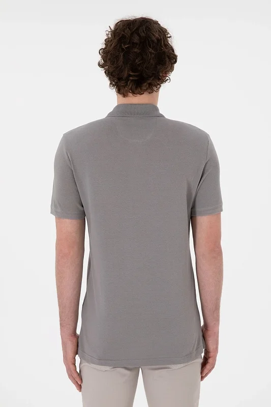Футболка-поло из хлопка с логотипом - G081SZ0110TP04IY025 Футболка муж. (VR080, XL)