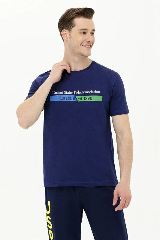 Футболка из хлопка с надписью - G081SZ0110PERENE Футболка муж. (VR033, S)