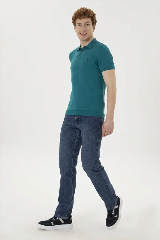 Футболка-поло трикотажная - G081SZ0TK0RAHAL-IY24 Кофта муж. (VR101, XS)