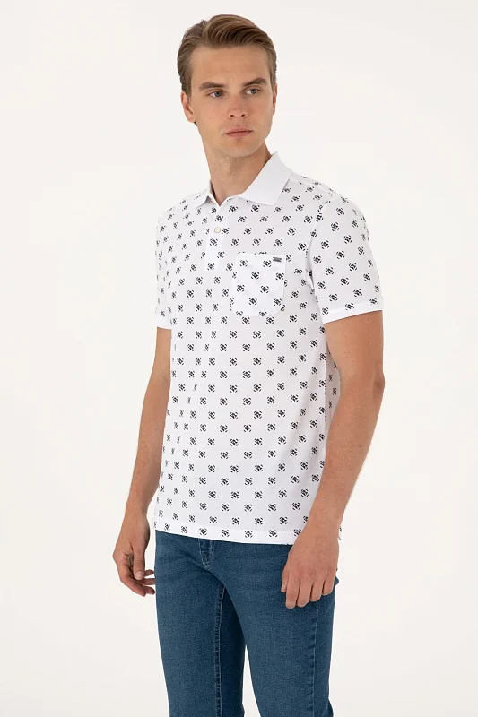 Футболка-поло из хлопка - G081SZ0110FOMS Футболка муж. (VR013, XL)