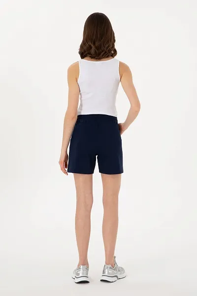 Шорты спортивные на кулиске - G082SZ0OS0DOTIH25 Брюки спорт. жен. (VR033, XS)